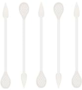 900pcs Precision Cotton Swabs, Pointed&amp;Flattened Tip Cosmetic Applicators