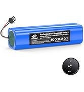 melasta 5200mAh Replacement Battery for Proscenic M7 Pro M8 Pro M7 Max LDS M7 Pro, U6 Robot/Lenov...