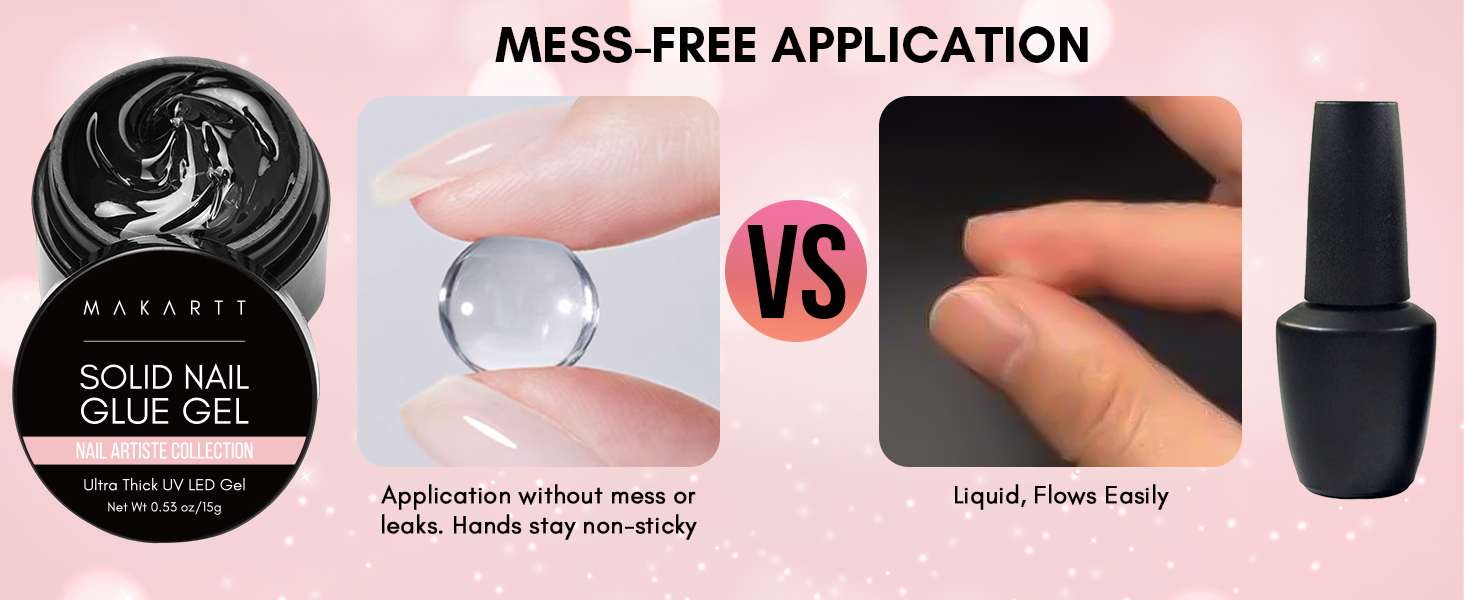 glue nail gel