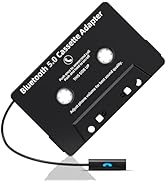 Mersoco Car Audio Bluetooth Cassette Receiver, Tape Player Wireless Bluetooth 5.0 Cassette Aux Ad...