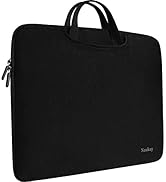 Laptop Sleeve Bag 15.6 Inch, Durable Slim Briefcase Handle Bag & with Two Extra Pockets,Notebook ...