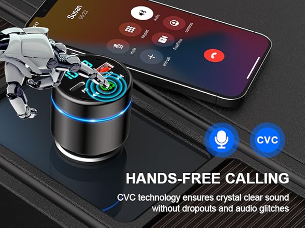 fm bluetooth transmitter car