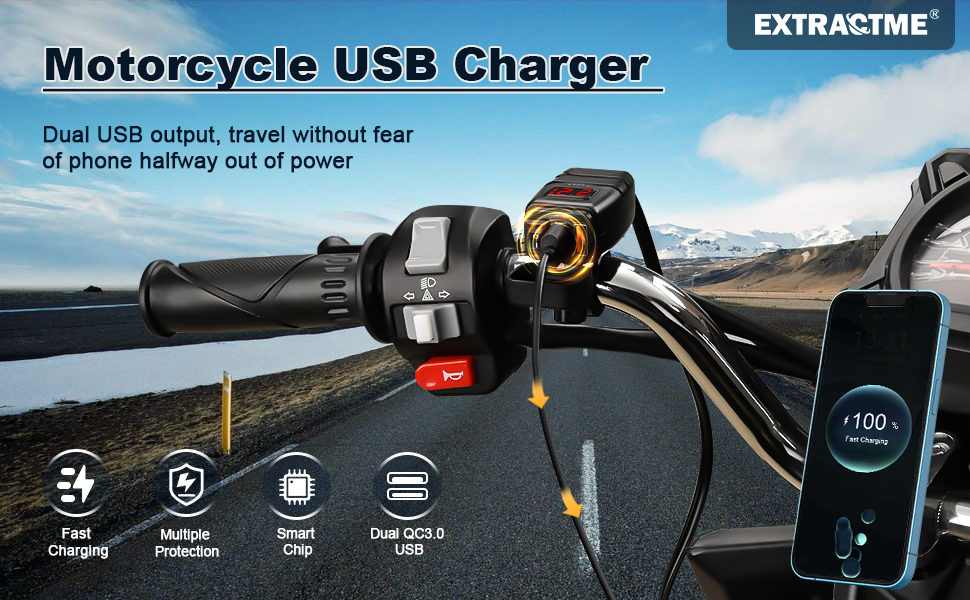 motorcycle usb charger