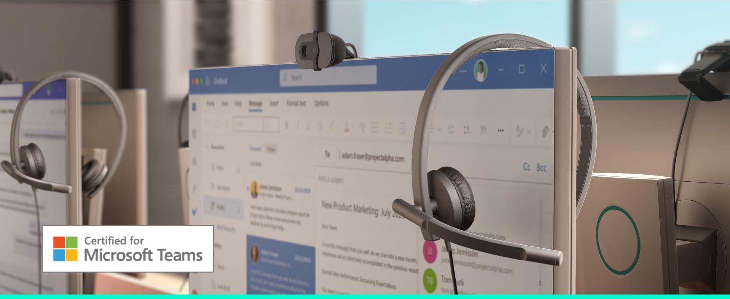 Logitech H570e USB Headset with Noise-Canceling Mics and Inline Controls