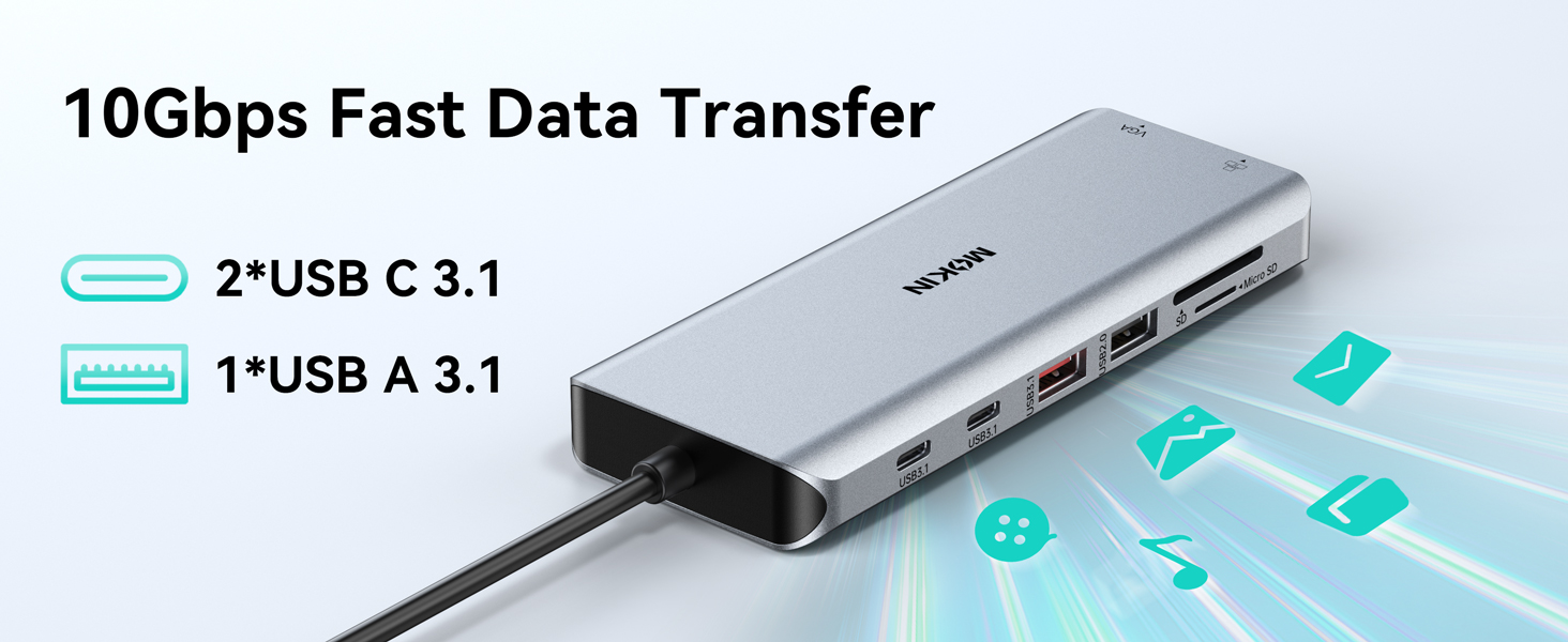 10Gbps docking station