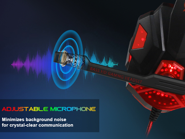 gaming headset backlit headset