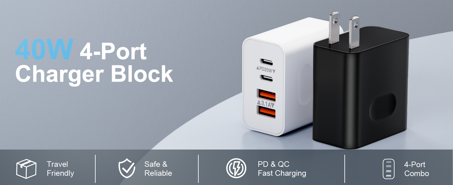 dual port usb wall charger