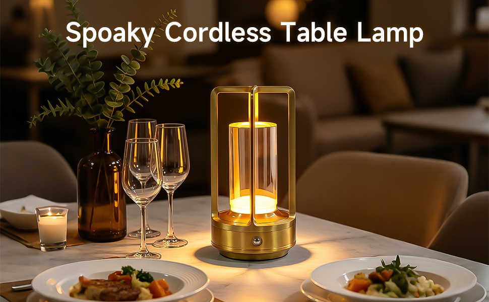 Rechargeable table lamp