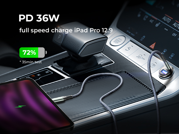 usb c car charger adapter usbc car charger fast charge charging iPhone 15 Pro max plus