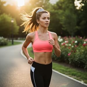 wearing scrunchies when you jogging