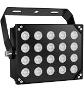 [Upgraded] Univivi IR Illuminators 20 LEDs 850nm Long Range Illuminator 90 Degree Wide Angle Infr...