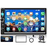 Double Din Car Stereo Bluetooth Touch Screen 7 inch Car Radio Double Din Supports Mirror Link/FM ...
