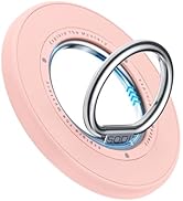 SODI Magnetic Phone Ring Holder, 360° Rotation Dual-Side Strong Magnet Phone Grip for Back of Pho...