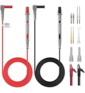 BINTA Multimeter Test Leads Kit for Home DIY, Electrical Test, Car Maintenance, Test Leads Kit wi...