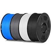SUNLU 4KG 3D Printer Filament Bundle PLA Matte 1.75mm, Neatly Wound Filament with Matte Finish, P...