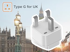 Type G - UK Ireland Adapter