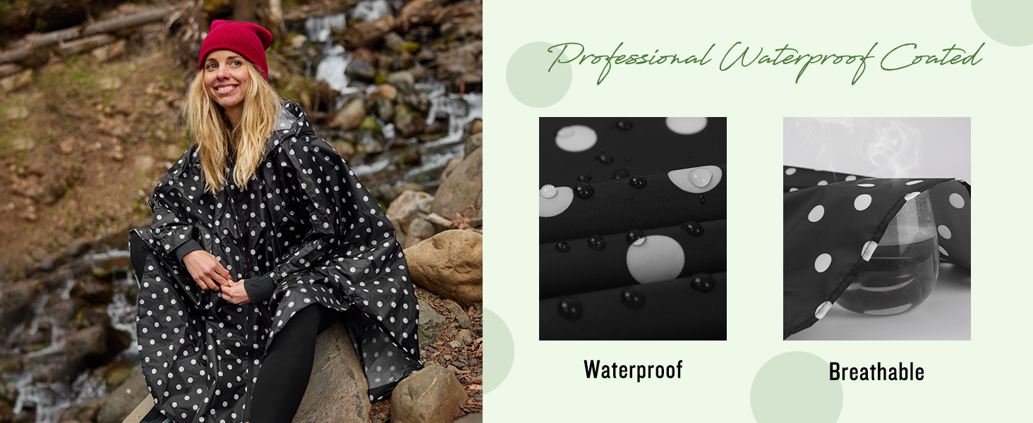waterproof poncho for women
