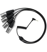 Saramonic SR-C2026 3.5mm TRRRS to 4X XLR Male Output Cable for Blink 500 T4 4-Person Wireless System