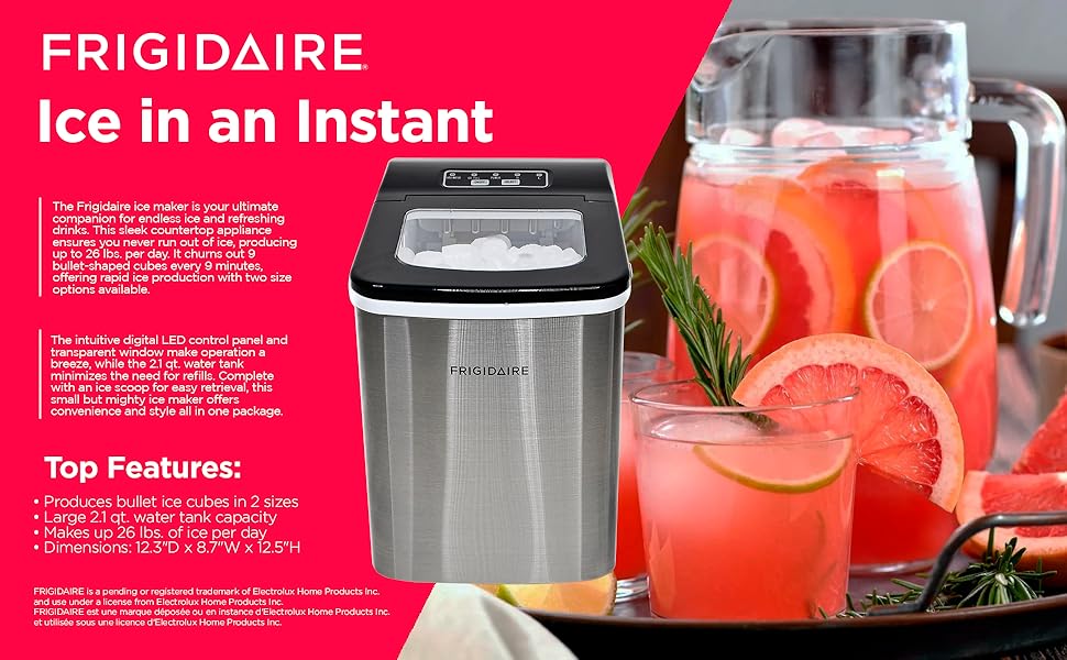 Frigidaire ice maker countertop appliance ice maker 