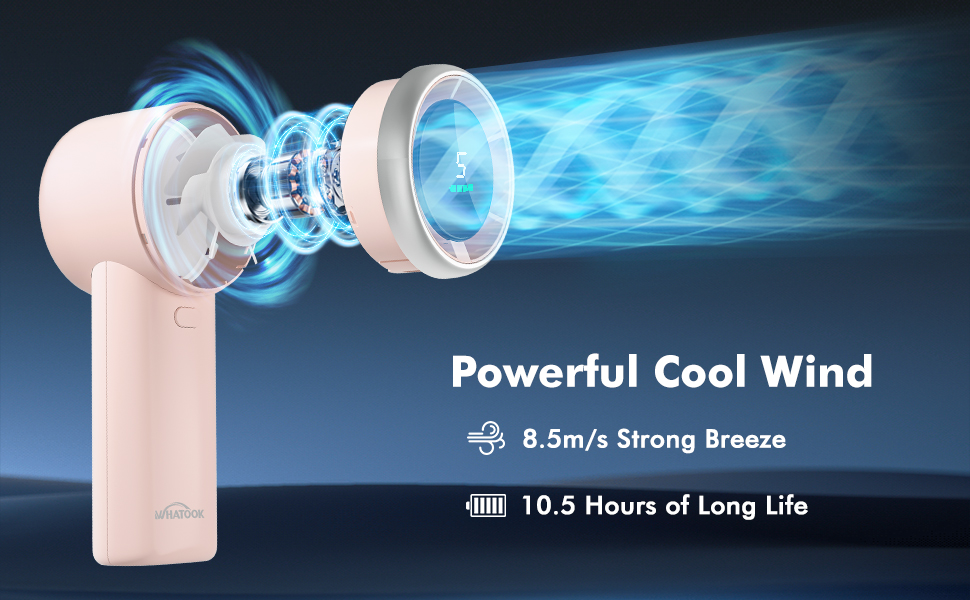 portable fan handheld personal travel small mini face fans hand held battery operated women