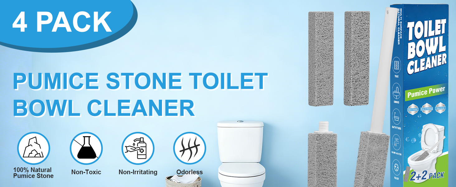 pumice stone toilet bowl cleaner