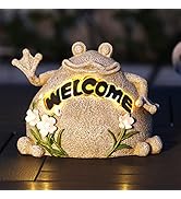 S SUNSBELL Outdoor Garden Decor Afootry Solar Garden Statue, Garden Gnomes Indoor Outdoor Decor L...