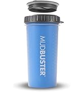 Dexas Lidded MudBuster Portable Dog Paw Cleaner, Pro Blue, Large with Lid