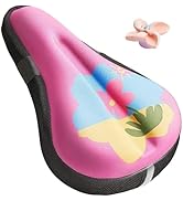 Kids Bike Seat Cushion for Girls, Gel Padded Bike Seat Cover for Child, Breathable &amp; Extra Soft G...