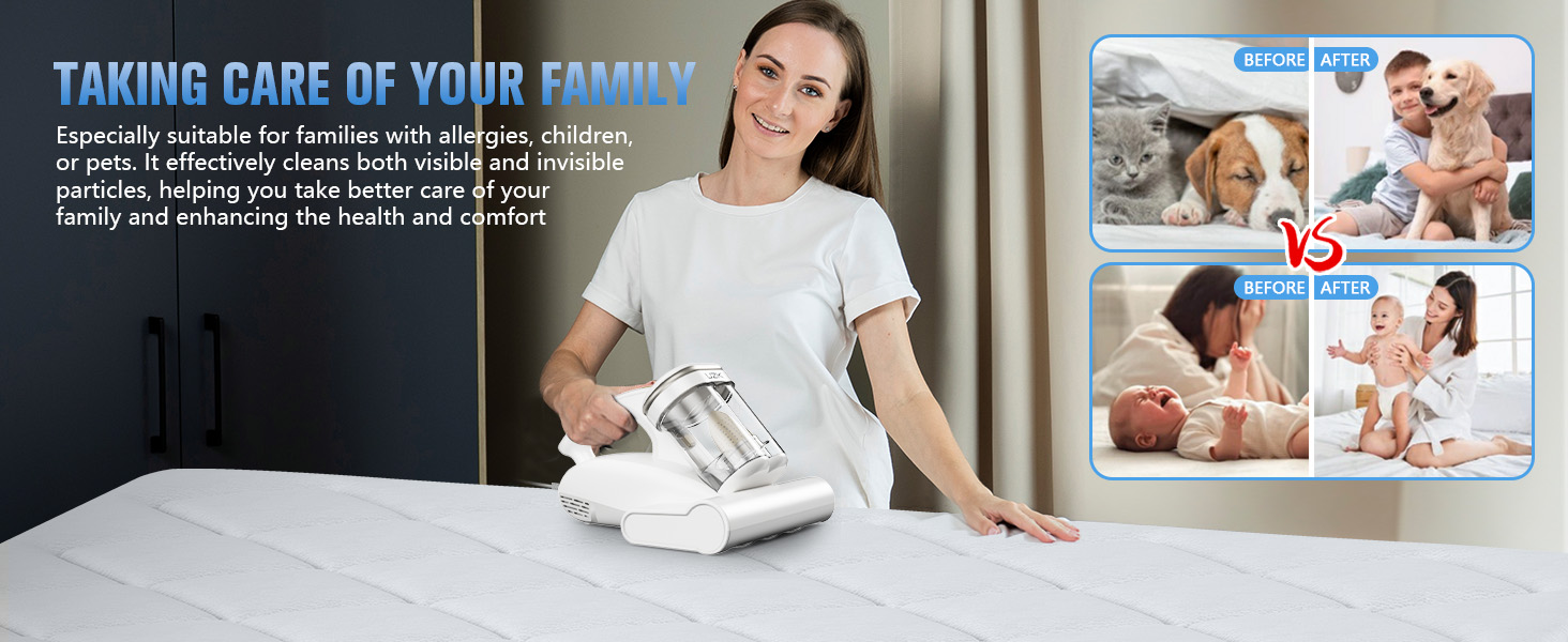 mattress vacuum cleaner uv sanitizing