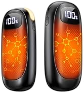 Hand Warmers Rechargeable - 2 Pack Electric Hand Warmers 14000mAh, 16 Hrs Warmth Dual-Sided Heati...