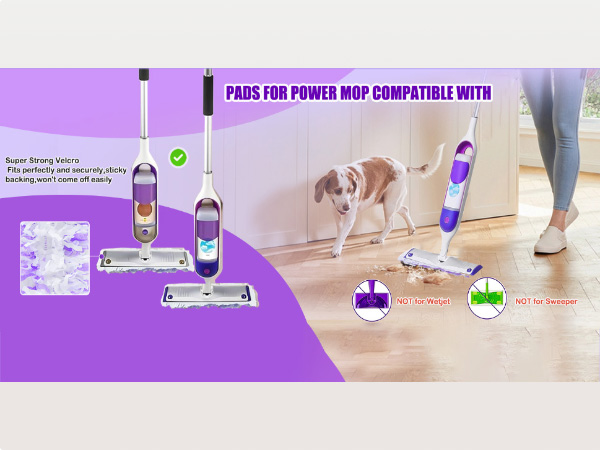 REPLACEMENT PADS FOR POWER MOP COMPATIBLE WITH