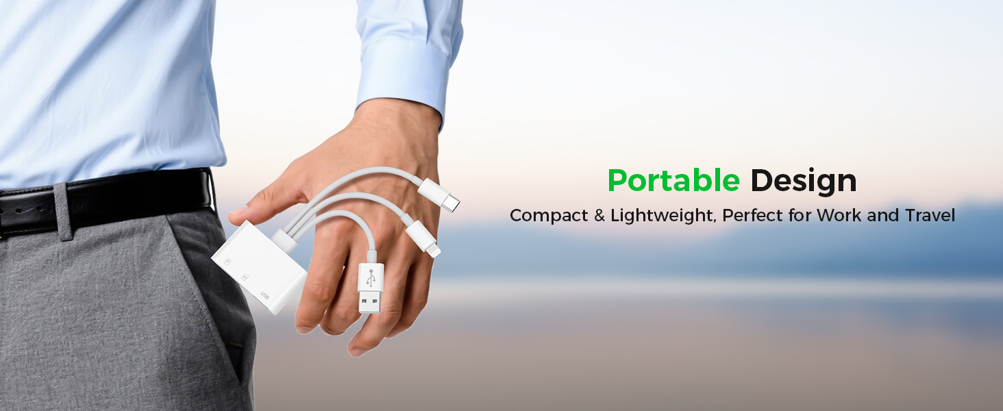 lightning to sd card camera reader