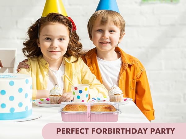 Mini Loaf Cake Pan with Lids and Spoons Disposable Aluminum Tin Foil Pans