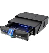 Drawer Safe with Super Biometric Finger Vein Recognition Lock for Two Pistols Storage Safe Quick ...