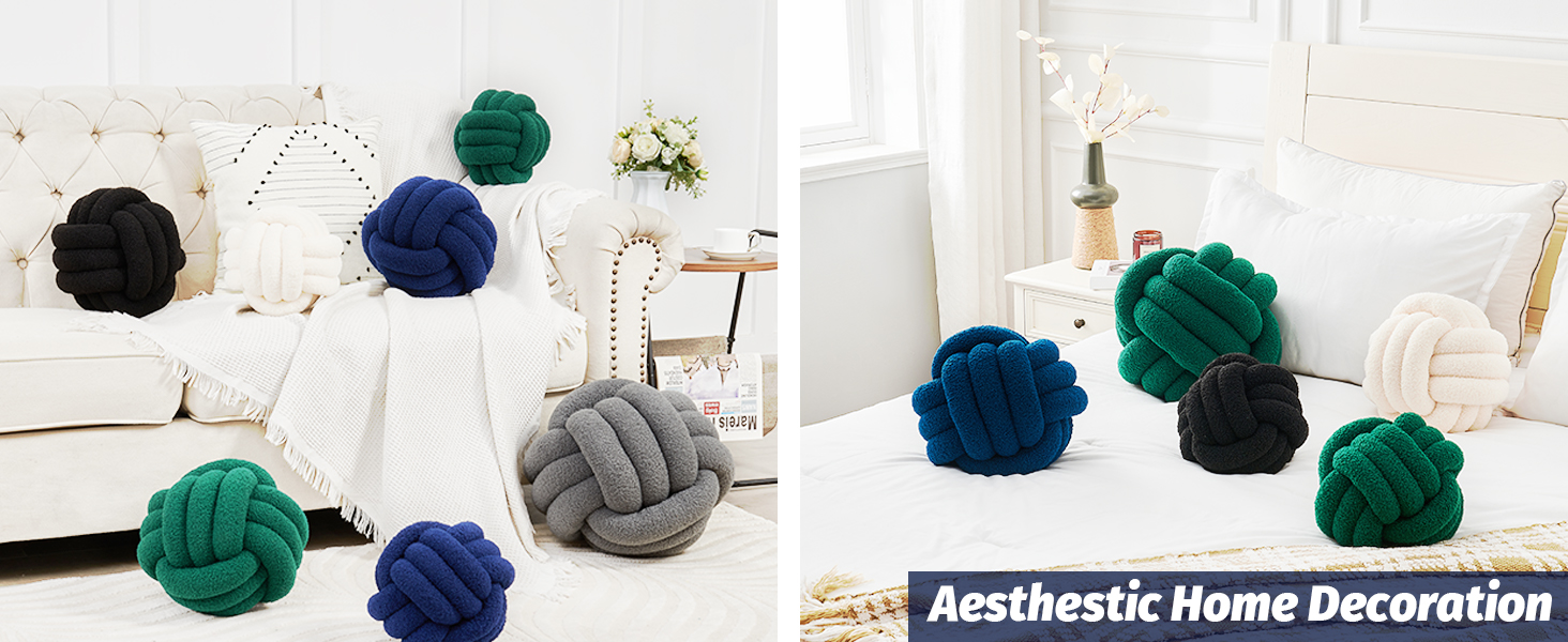 Teddy Walmart Round Soft Pillows Round Fuzzy Plush Button Tufted