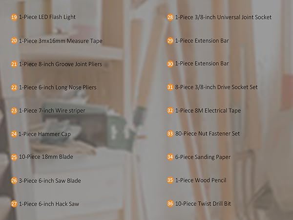 325 pcs tool set