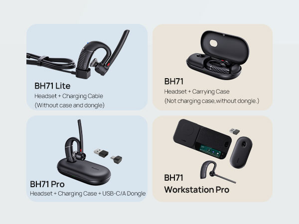 wireless bluetooth headset for work