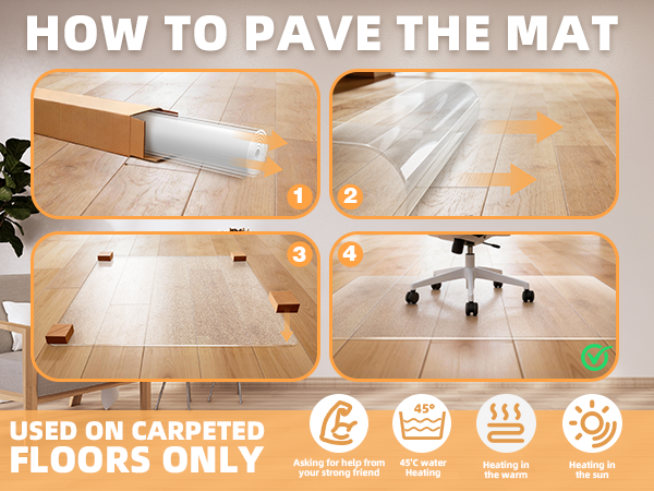 desk floor mat for carpet