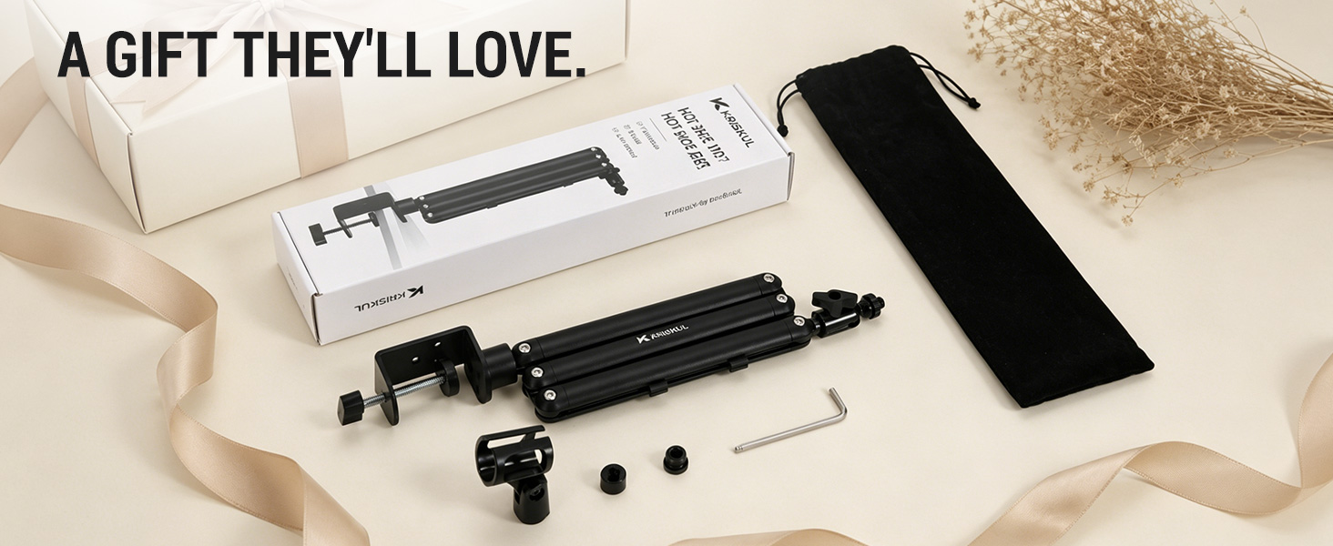 Low Profile Mic Arm for Lightweight Mics
