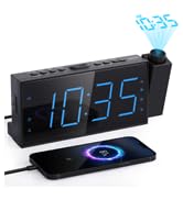 Projection clock radio
