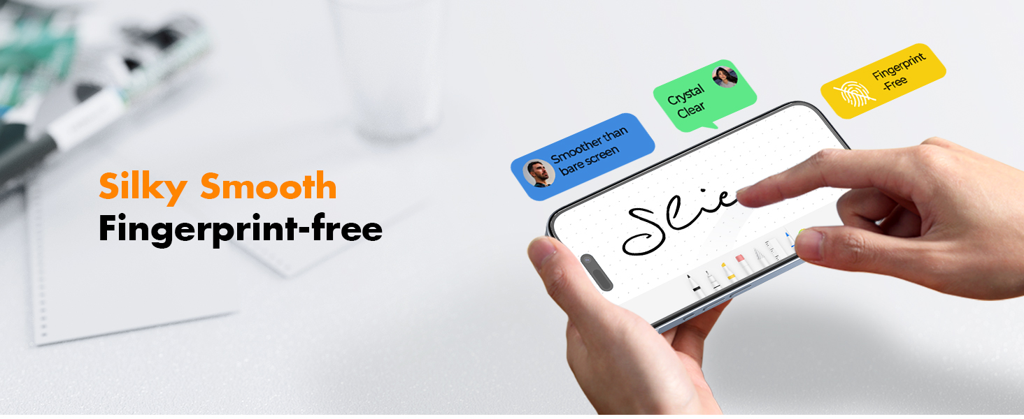 Shatterproof Tempered Glass Screen Protector for iPhone 15