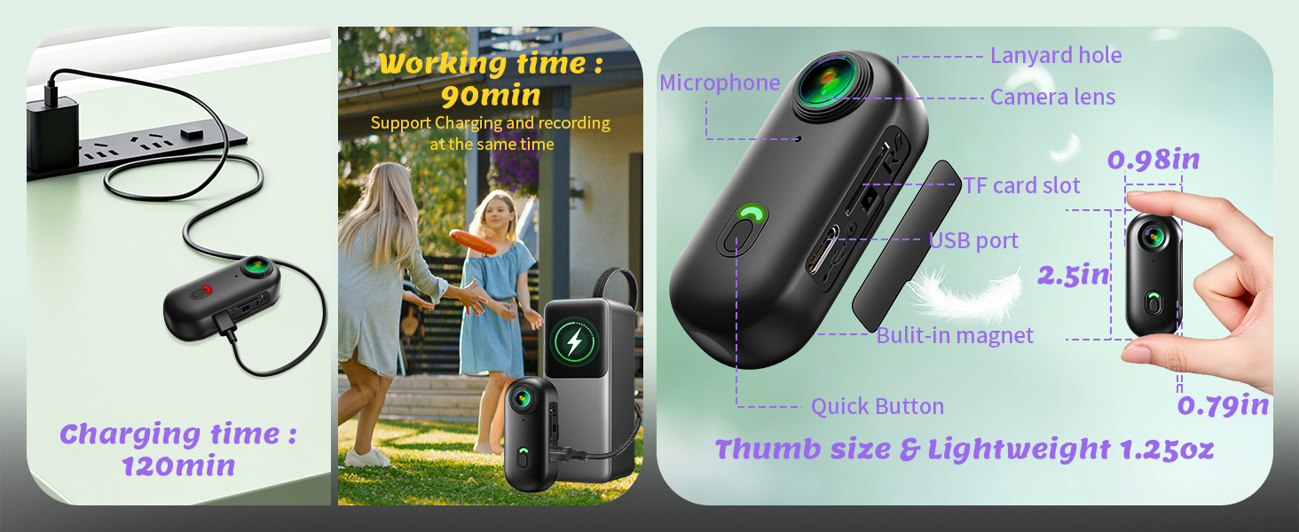 mini body camera