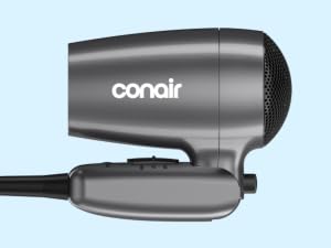 Folded hair dryer