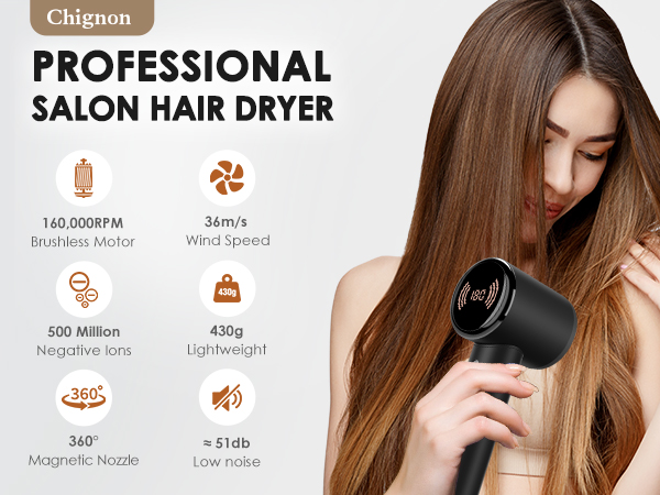 ionic hair dryer with diffuser