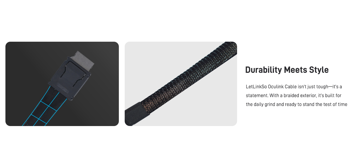 LetLinkSo Gen4 PCIe 4.0 Oculink SFF-8611 Connector