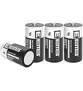 4Pack EEMB 3.6V D Cell Batteries ER34615 D Size Lithium Batteries 19000mAh Li-SOCL2 Non-Rechargea...