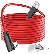 16FT PC VR Link Cable for Meta Quest 3S/Quest 3/Oculus Quest 2/Pico 4, USB 3.0 to USB C Gaming Li...