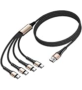 SIQIWO USB C to USB A Cable Fast Charging [2-Pack 4ft], QC 3.0 USB Type C Sync Cord with 4 USB C ...