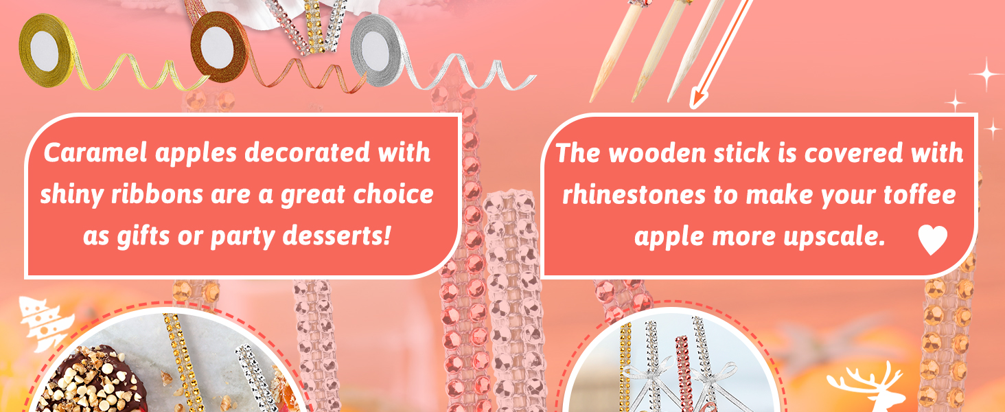Candy Apple Sticks and Bags