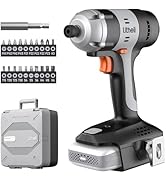 Litheli 20V Cordless Impact Driver Kit, 1593 in-lbs Max Torque, 1/4 in. Hex Power Drill/Driver Se...
